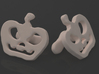 Pumpkin Cufflink 3d printed 