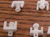 HO articulated joints for Walthers 48' spine car 3d printed 