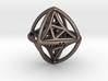 Double Octahedron with included Icosahedron 3d printed 