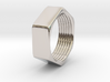 Threaded Hex Nut Ring 3d printed 