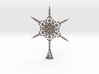 Sparkle Snow Star - Fractal Tree Top - HP2 - L 3d printed 