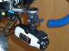 Kedge Dual GoPro-Style Mount 3d printed Original design prototype with Garmin VIRB and also my AyUp light mount.