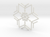 Snowflakes Series I: No. 3 3d printed 