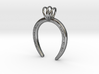Horseshoe Necklace Pendant 3d printed 
