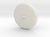 Button Plain Base WithRing Inches Remeshed 3d printed 
