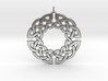 Circular Celtic Knot Pendant 3d printed 