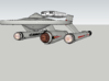 23rd Century Combat USS GANYMEDE 3d printed 