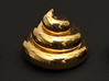 18K Gold Plated - Archimedean Turd 3d printed 