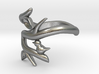 Bird on a Branch Ring 3d printed 