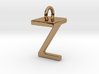 Two way letter pendant - TZ ZT 3d printed 
