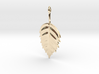 Birch Leaf Pendant 3d printed 