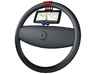 Steering Wheel Phone/GPS Quick Clip 3d printed Quick snap GPS right where you need it.