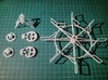 Vertical Axis Turbine - Strandbeest Addon (ver1) 3d printed turbine kit for the strandbeest