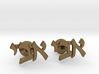 Hebrew Name Cufflinks - "Avi" 3d printed 