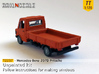 Mercedes-Benz 207D Pritsche (TT 1:120) 3d printed 