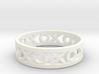 Size 8 Xoxo Ring 3d printed 