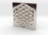 Flower of Life Square Pendant 3d printed 