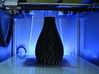 Wavyse Vase 3d printed ABS