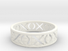 Size 7 Xoxo Ring A 3d printed 