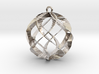 Spiral Sphere Ornament  3d printed 