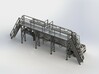HO 1/87 Long Loading Platform for trailers 3d printed CAD render shown with one of my 3D-printed dry bulk trailers