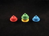 Call Bell tokens (4 pcs) 3d printed Hand-painted White Strong Flexible