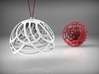 Blooming Flower Christmas Ornament 3d printed 