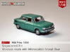 NSU Prinz 1000 (British N 1:148) 3d printed 