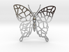 Butterfly Voroni Pendant 3d printed 