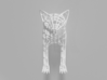 "Caliph The Cat" Wire Sculpture front 3d printed 