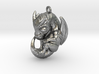 Metal Baby Dragon Pendant 3d printed 