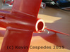 Der Red Max-style Fin Unit BT-60 for 18mm motors 3d printed 