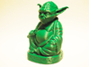 Yoda Buddha with Lightsaber  3d printed 