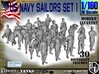1-160 USN Modern Sailors Set1 3d printed 