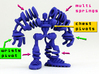 Springbot V2-7 /Series#1  (50% 2.6cm/1") 3d printed features- SLS version