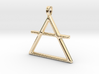 AIR Alchemy symbol Jewelry pendant 3d printed 