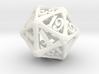 D20 Bone Die 3d printed 