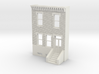 HO SCALE ROW HOUSE FRONT BRICK 2S 3d printed 