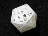 Woven Dice - Small 3d printed Twenty sided die.