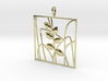 Plant and grass Alhendin pendant 3d printed 