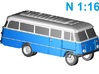 Robur Bus (N,1:160) 3d printed 