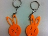 Rabbit 3d printed key holder