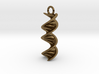 DNA Helix Earring 3d printed 