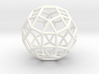 0275 Small Rhombicosidodecahedron E (a=1cm) #001 3d printed 
