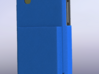 Nexus 4 Credit Card Case 3d printed Back of case, showing speaker port (3D Rendered)