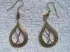 Pear Earrings 3d printed 