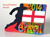 2014 World Cup - England 3d printed Printed Model