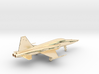 Jet F5 Tiger gold & other precious materials 3d printed 