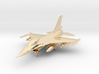 F-16 Fighting Falcon Jet Gold & Precious materials 3d printed 