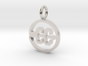 Cross Country Pendant/charm 3d printed 
